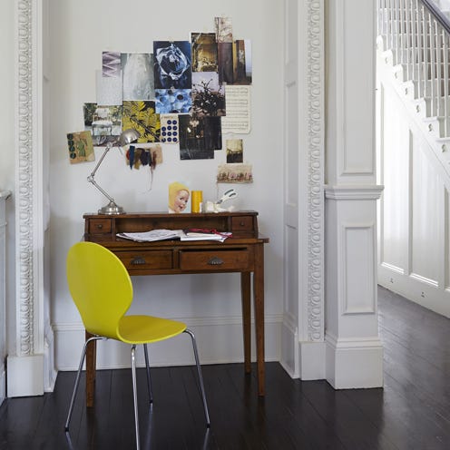 Wood, Room, Interior design, Floor, Flooring, Table, Desk, Chair, Writing desk, Hardwood, 