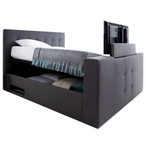 Couch, Grey, Rectangle, studio couch, Pillow, Sofa bed, Futon pad, Futon, Living room, Household supply, 