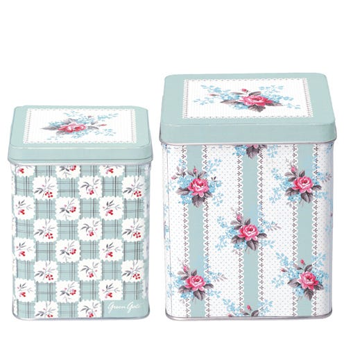 Teal, Box, Silver, 