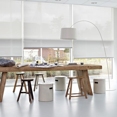 Interior design, Room, Table, Stool, Light fixture, Interior design, Desk, Plywood, Design, Transparent material, 