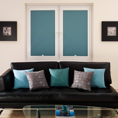 Blue, Green, Brown, Room, Interior design, Wall, Turquoise, Teal, Furniture, Couch, 