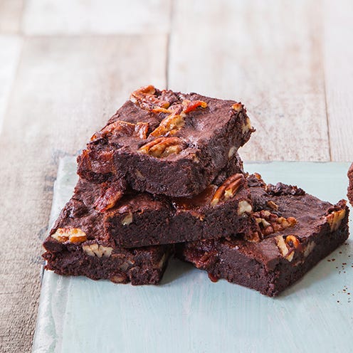 best brownie recipes maple, bacon and pecan brownie recipe