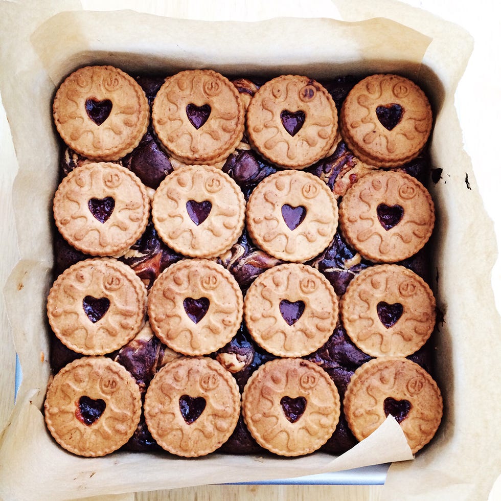 best brownie recipes jammie dodger brownies