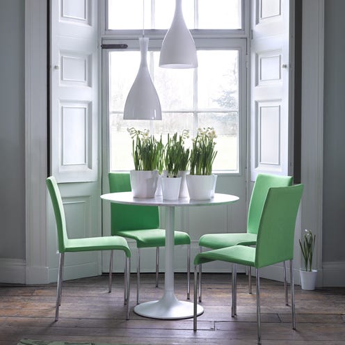 Floor, Green, Wood, Flooring, Room, Interior design, White, Table, Furniture, Home, 
