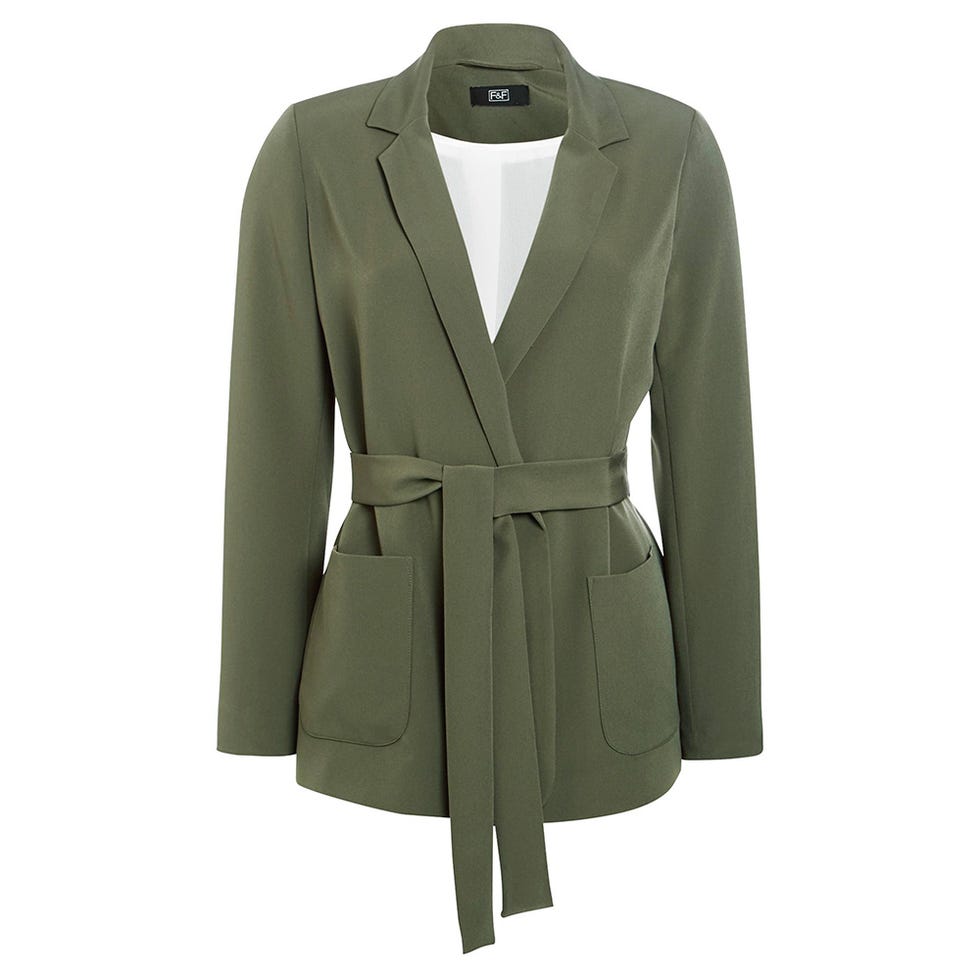 Coat, Collar, Sleeve, Textile, Outerwear, Standing, Style, Dress shirt, Blazer, Button, 