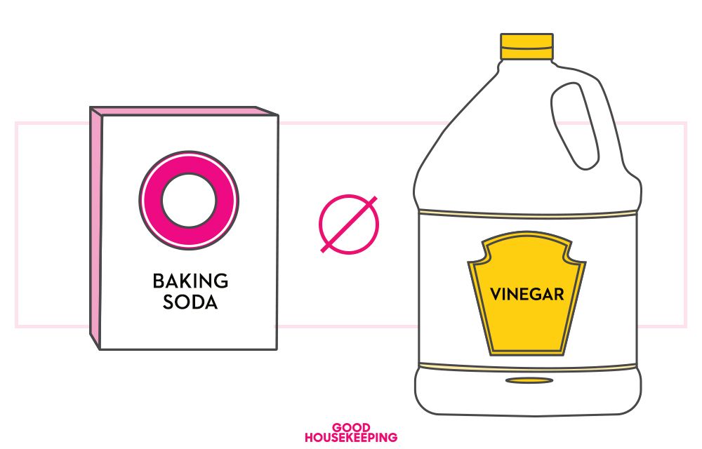 Don't Mix Baking Soda and Vinegar for Cleaning