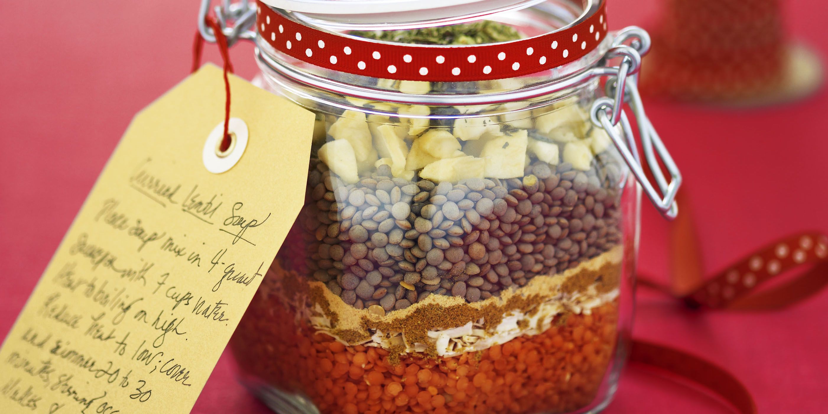 Lentil Soup in a Jar {Mason Jar Gift Ideas} - The Girl on Bloor