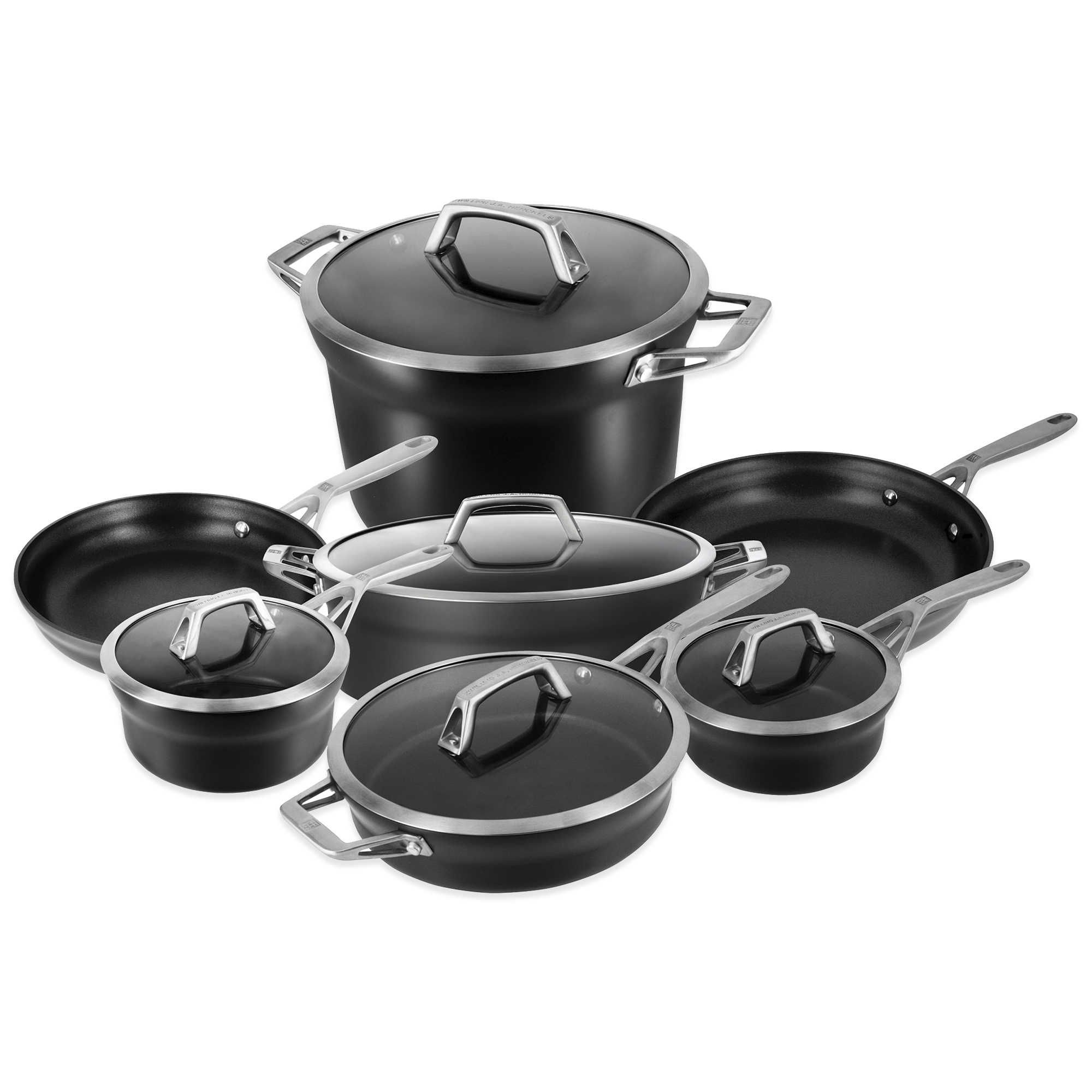 Zwilling Motion Hard Anodized 4-qt Aluminum Nonstick Soup Pot