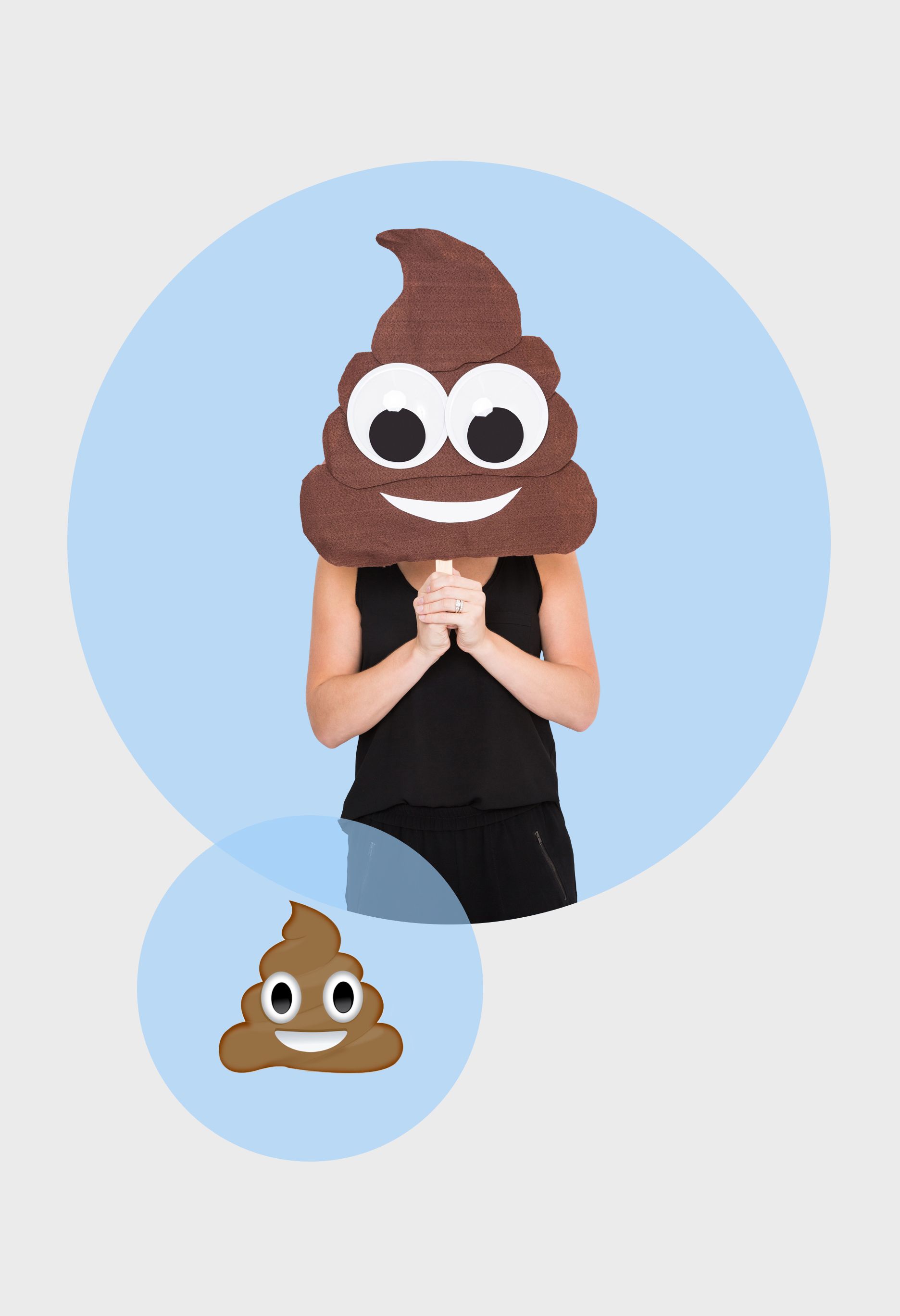 poop emoji costume