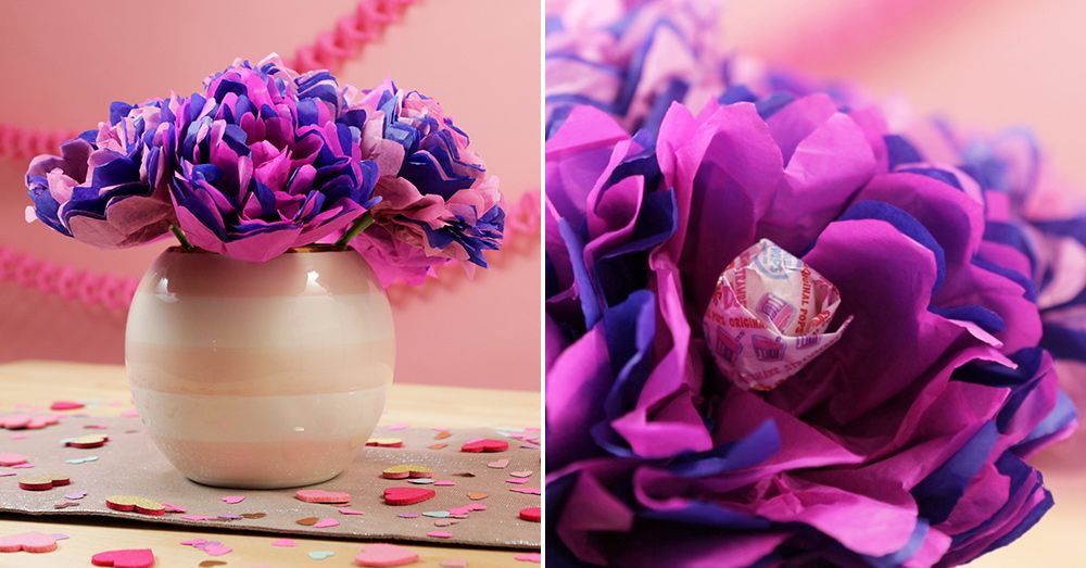 DIY Rose from Chocolate Wrapper 