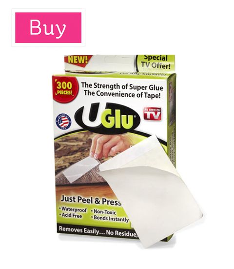 UGLU Glue Strips 1 x 3 8 Strips--Acid Free--Non Toxic--Peel & Press