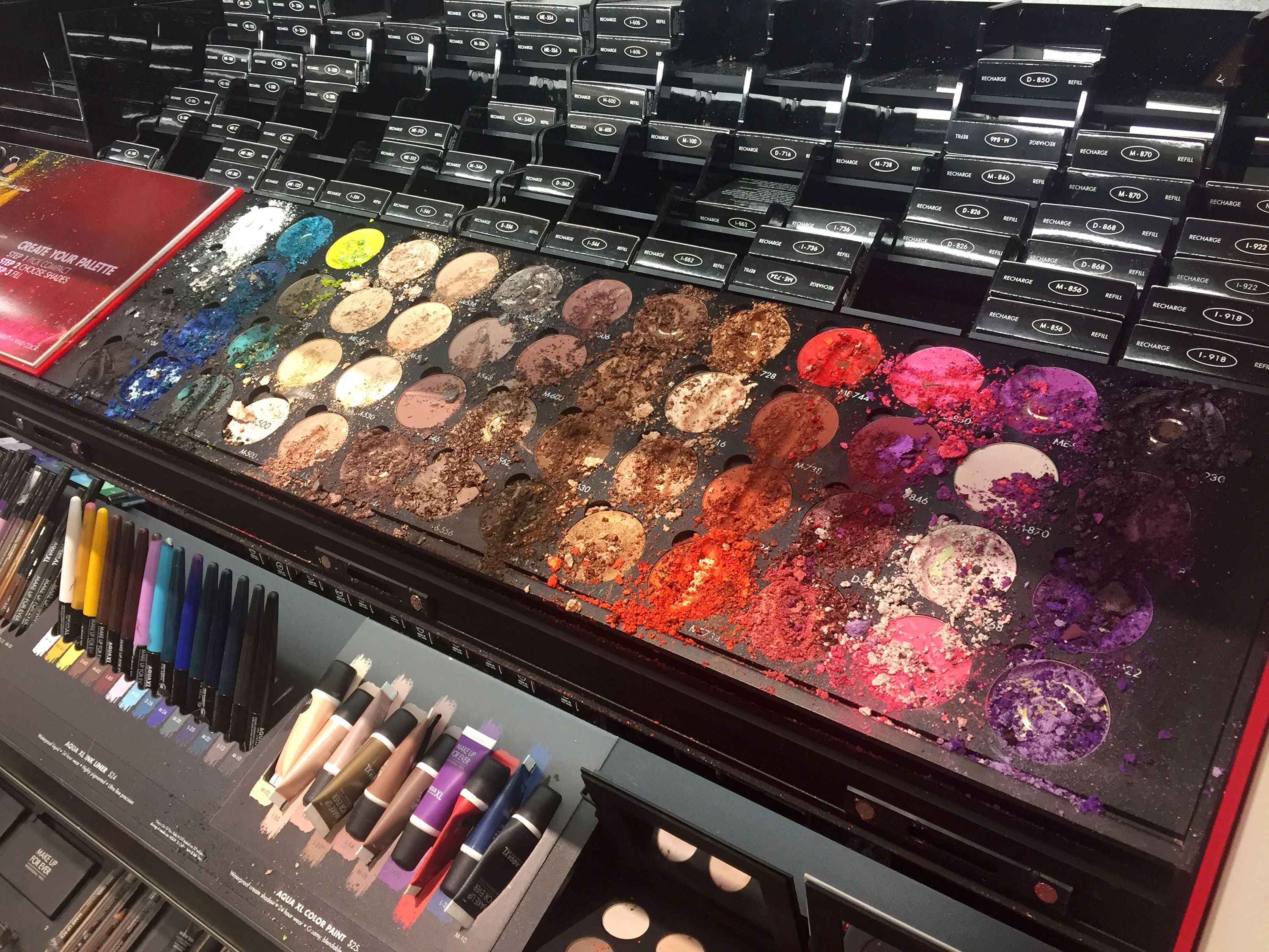 A Child Reportedly Destroyed Over $1,000 Worth of Makeup at Sephora - Sephora  Makeup Destroyed