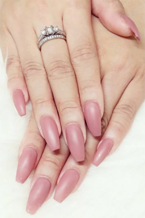 For a Bling Moment: CoolNail Long 3D Bling Pink Nude French Ballerina Nails  | 13 Trendy Press-On Nails We Need From Amazon For a Hassle-Free Instant  Mani | POPSUGAR Beauty UK Photo