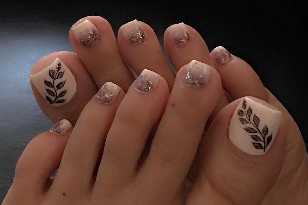 Womans Feet on Marble Background. Beautiful Classic Black Nail Design Stock  Image - Image of copy, nail: 205282305