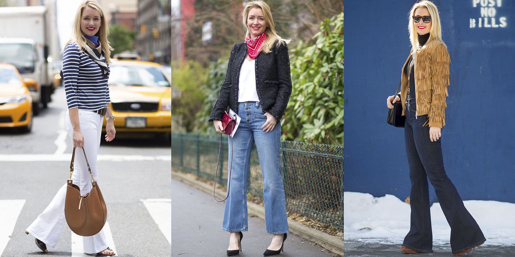 How to wear flare jeans