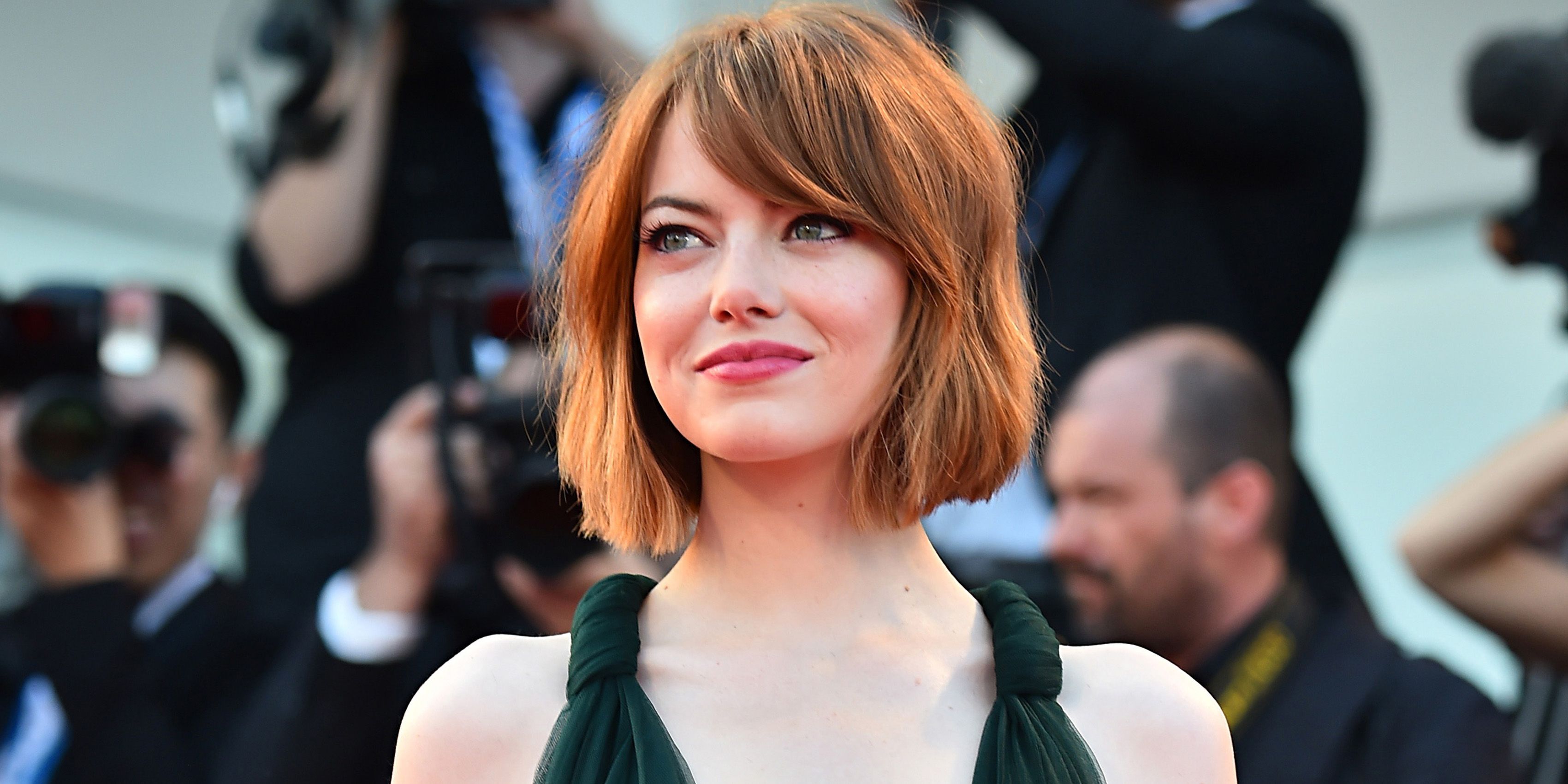 Emma Stone Blond Hairstyle Layered Hair Bob Cut PNG 797x705px Emma Stone  Beauty Blond Bob Cut