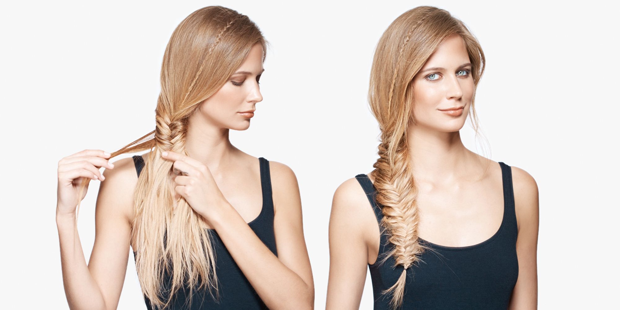 The Secret To A Full Fishtail Braid Hairstyle-