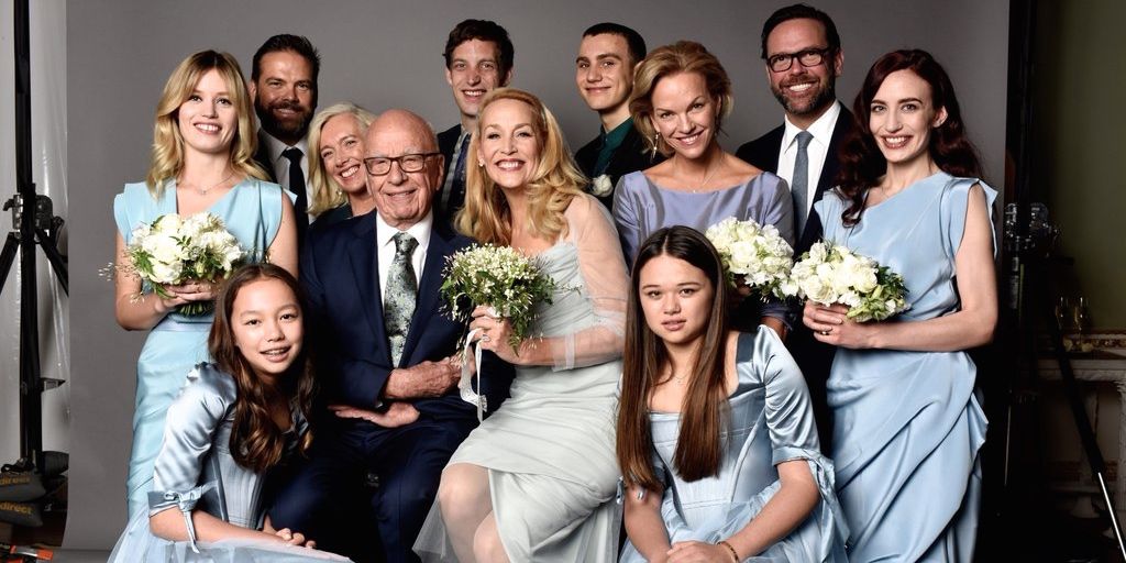 Jerry Hall Marries Rupert Murdoch in London