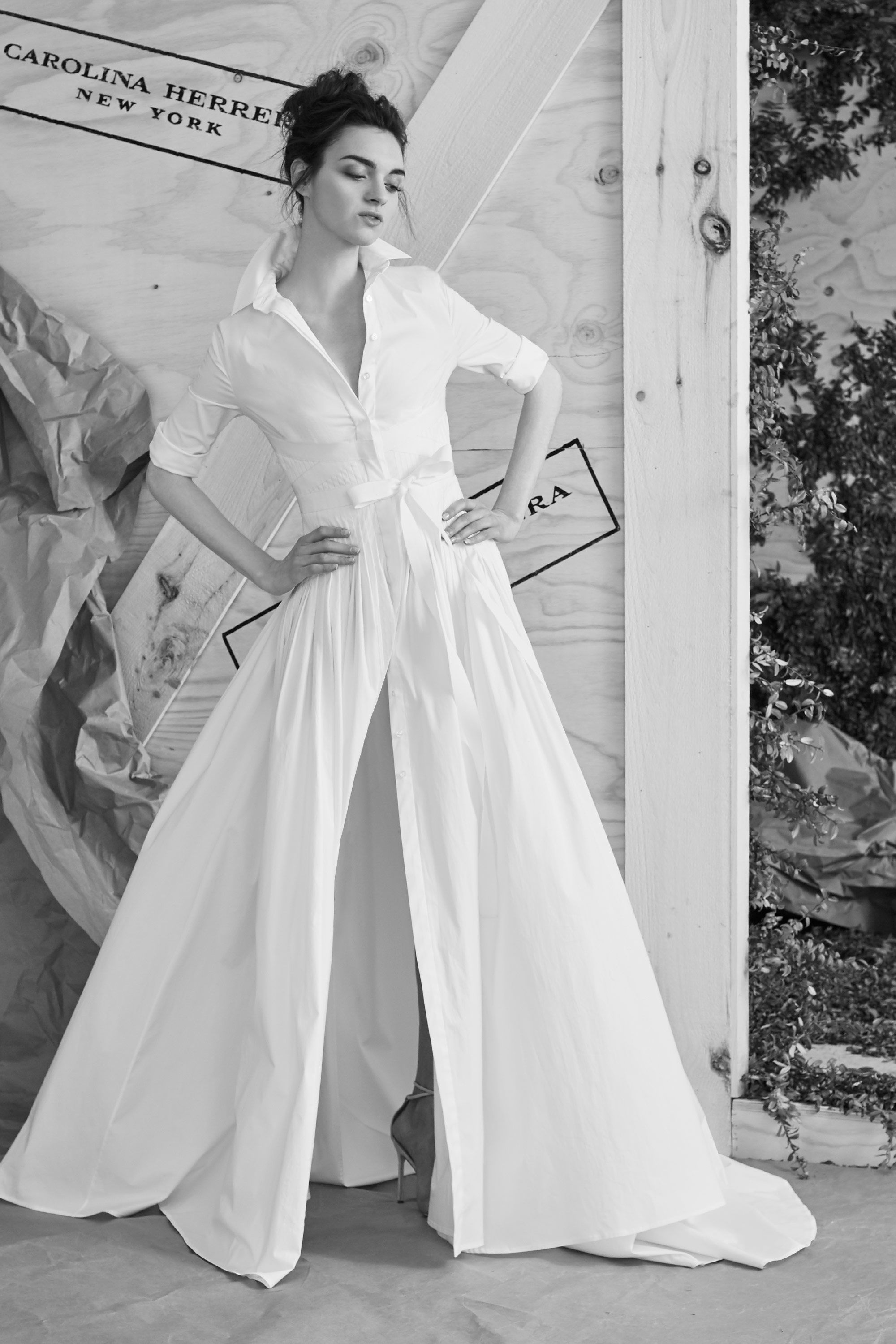 Carolina herrera online white dress