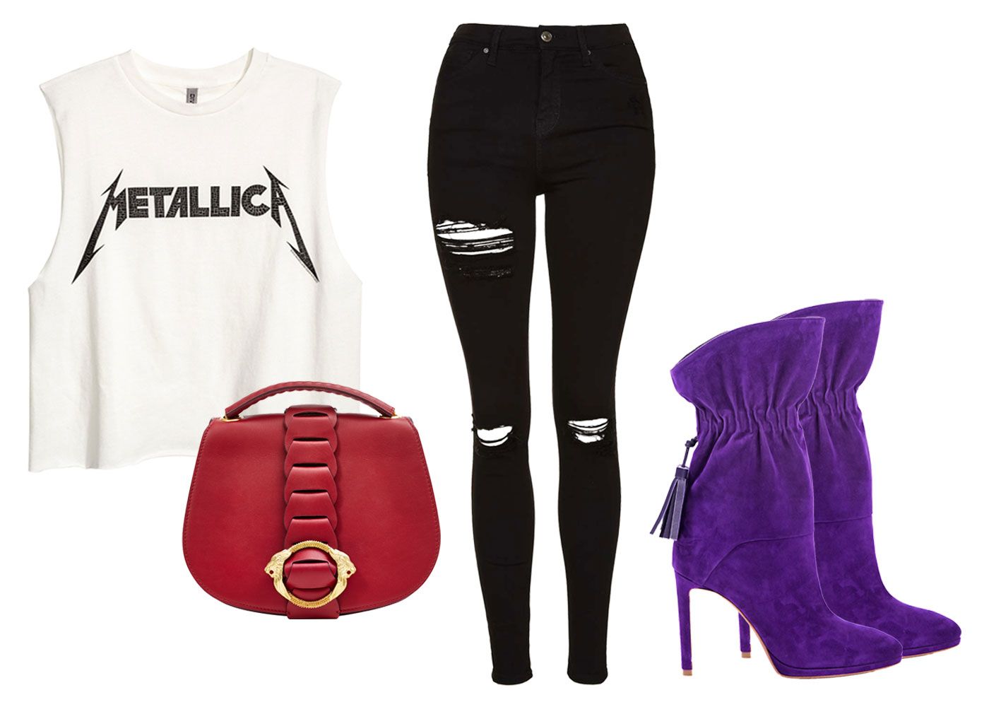 rocker girl outfit polyvore