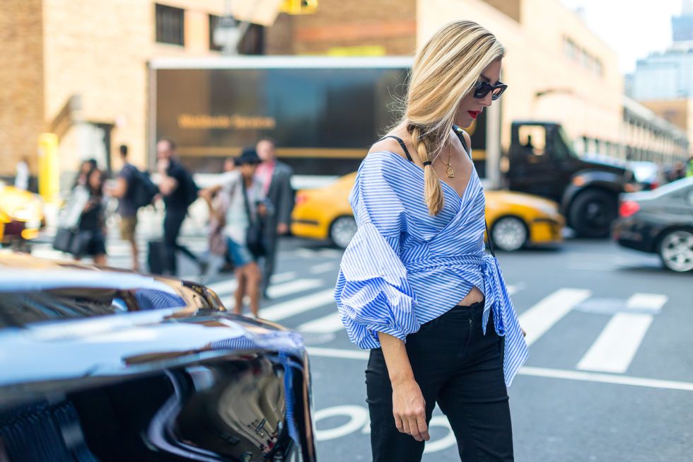 This Statement-Making Bell-Sleeve Shirt Is a Fall Fashion Trend