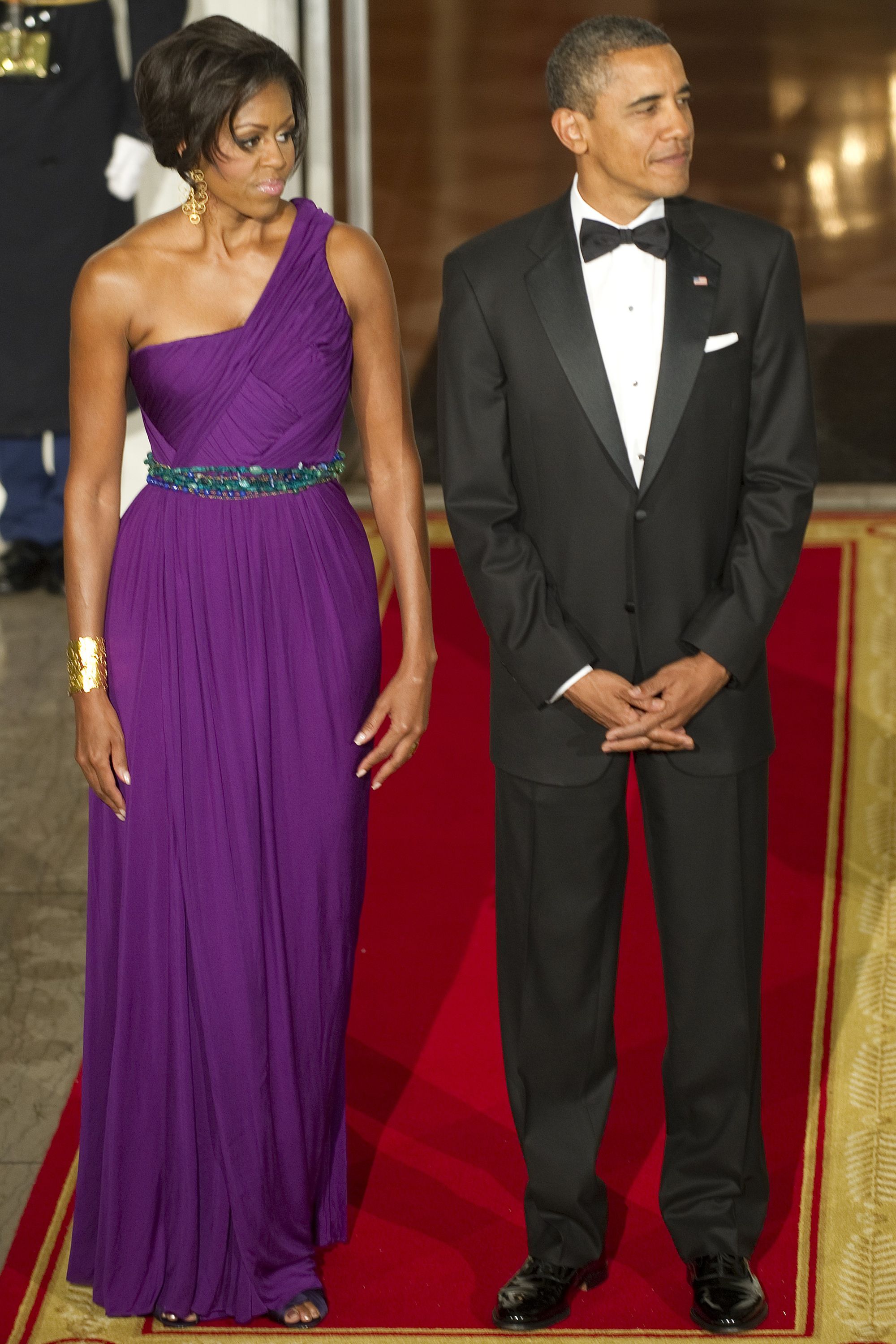 Michelle Obama s 45 Best Formal Dresses and Gowns