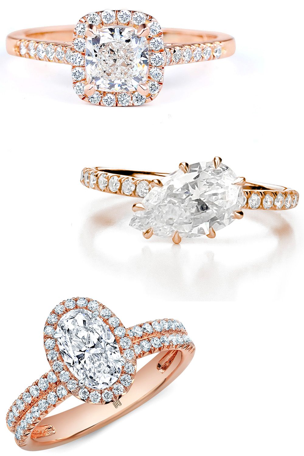 Beautiful Rose Gold Wedding Ring Stock Photo - Download Image Now - Rose  Gold, Diamond - Gemstone, Engagement Ring - iStock