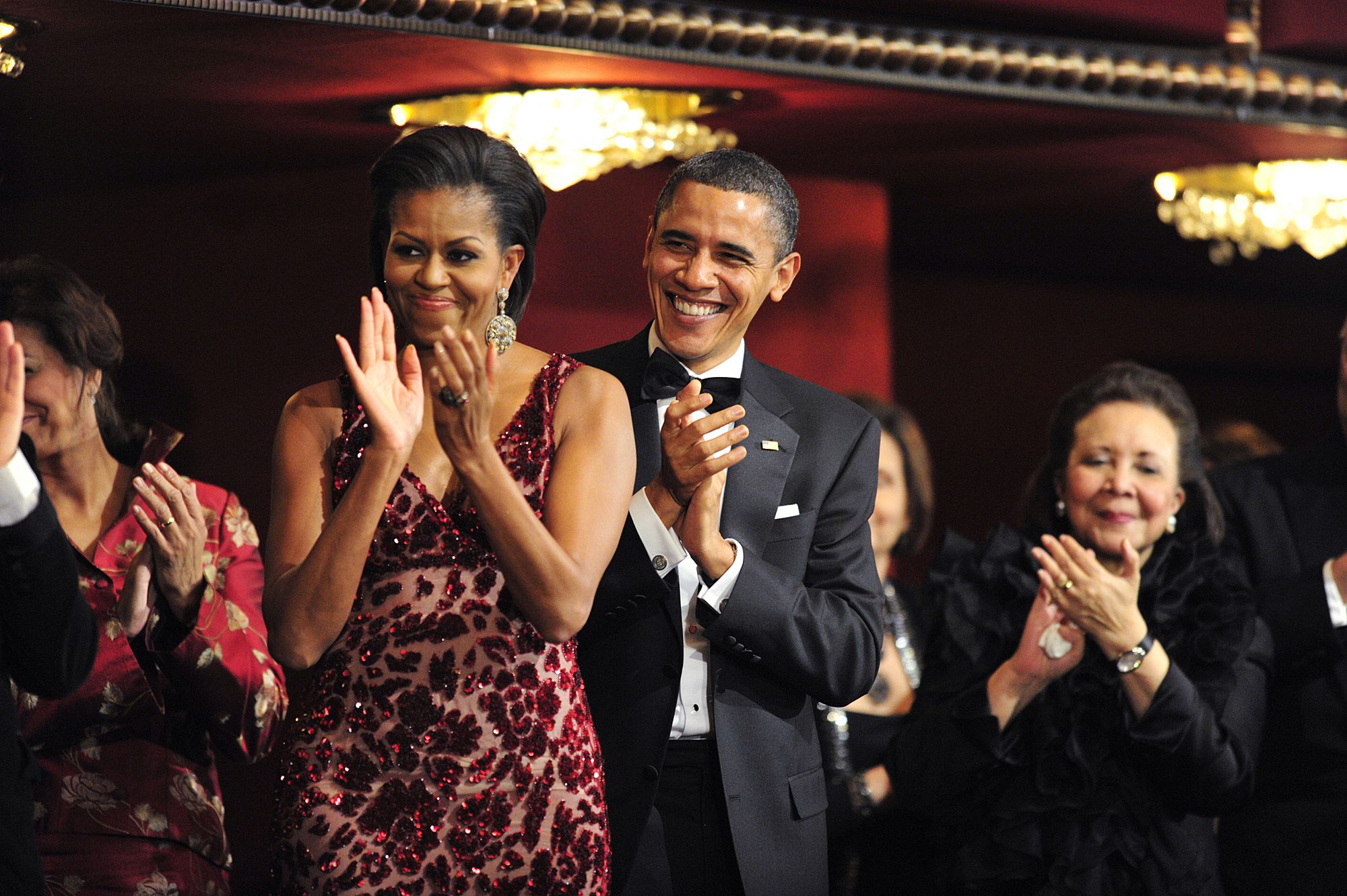 First Lady Michelle Obama Wears Custom Gucci for the Kennedy Center Honors  Ceremony