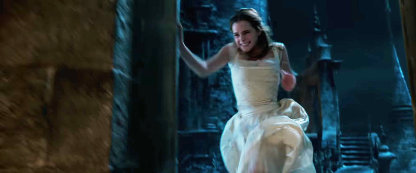 Emma Watson Wears Belle s Wedding Dress in Beauty and the Beast