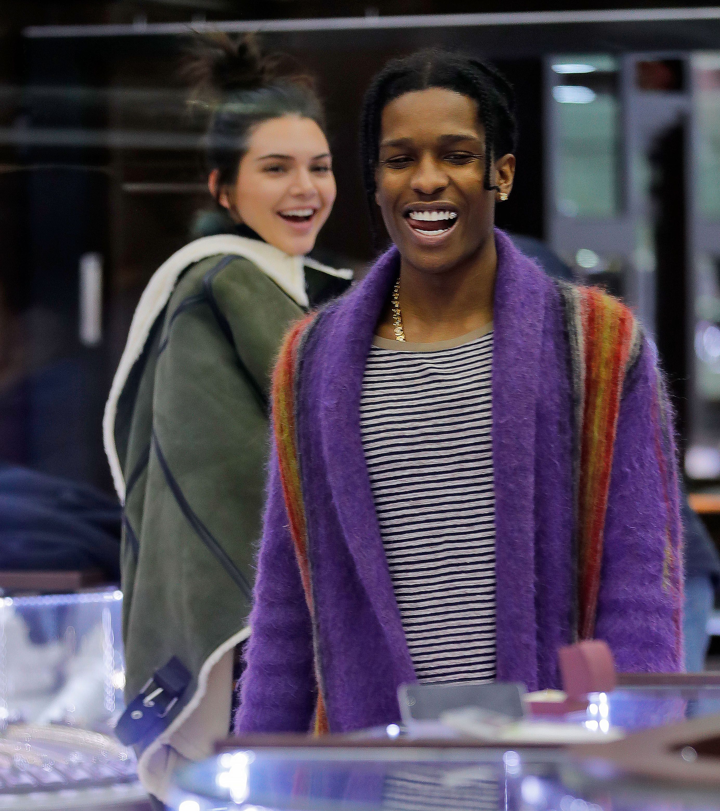 Kendall Jenner and A$AP Rocky Went Jewelry Shopping Together