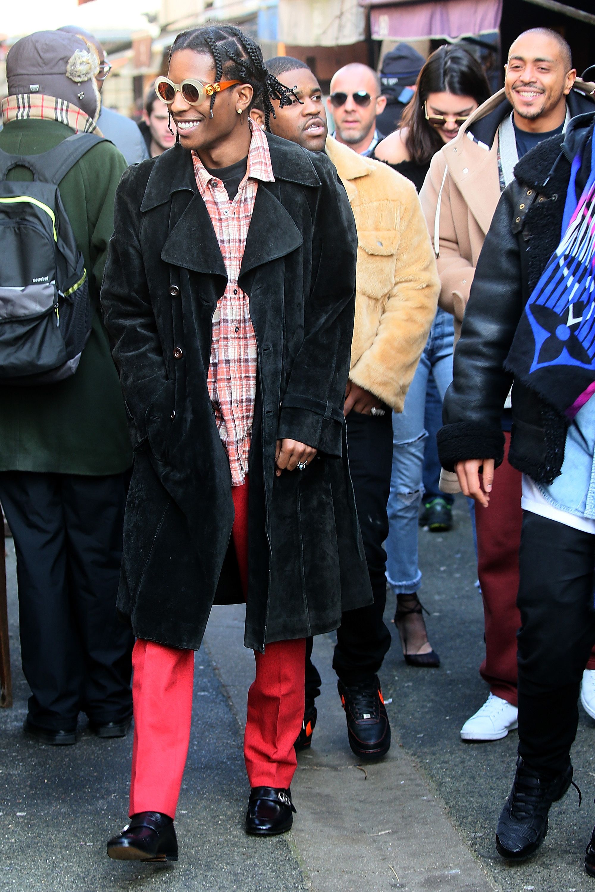 overlap slim Array af Why A$AP Rocky Was the Best Dressed at Couture Week - A$AP Rocky Couture  Week Paris