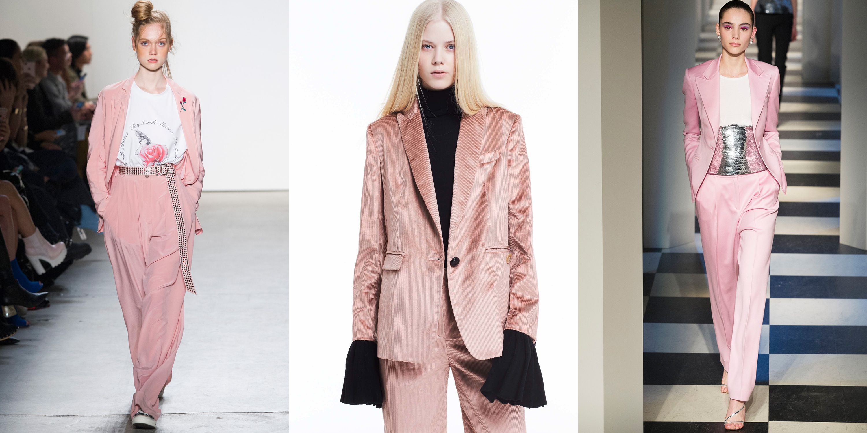 Get Ready for Pink Pantsuit Nation - Designers Are Channeling The