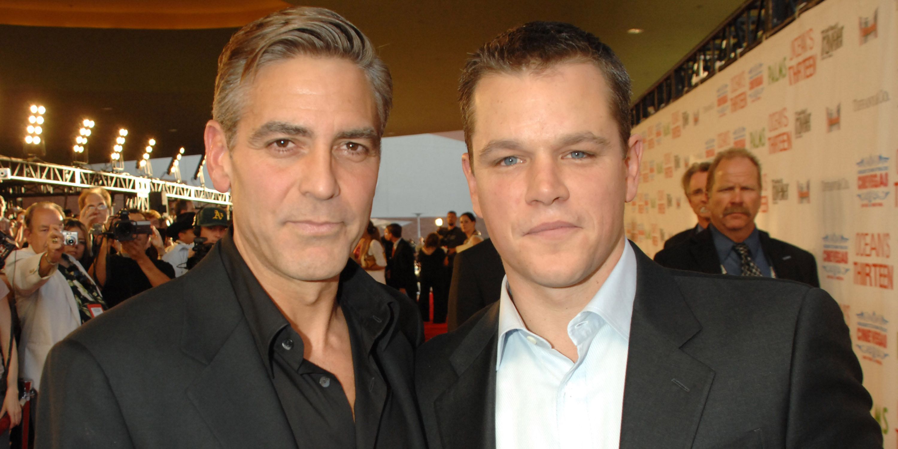 George Clooney and Matt Damon 