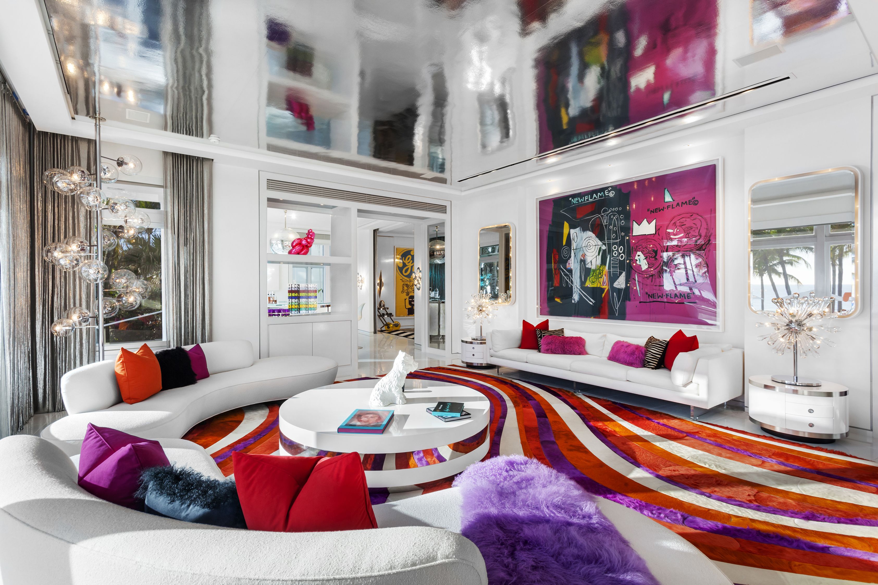Fashion Designer Tommy Hilfiger's Vibrant House in Miami