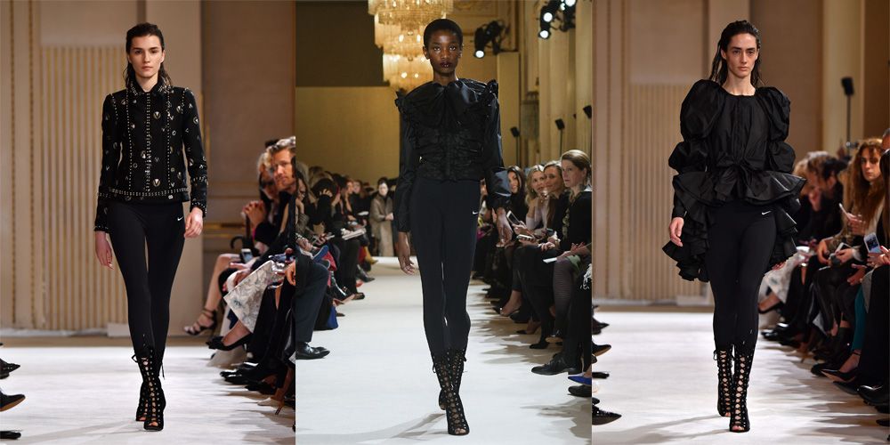 Giambattista Valli Just Declared Leggings Are Pants at Paris Fashion Week