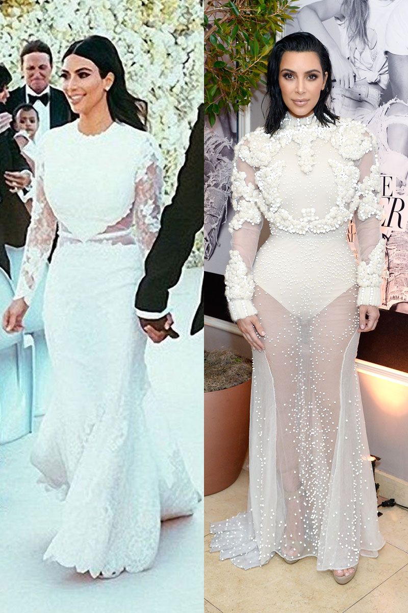 kim kardashian bridal dress