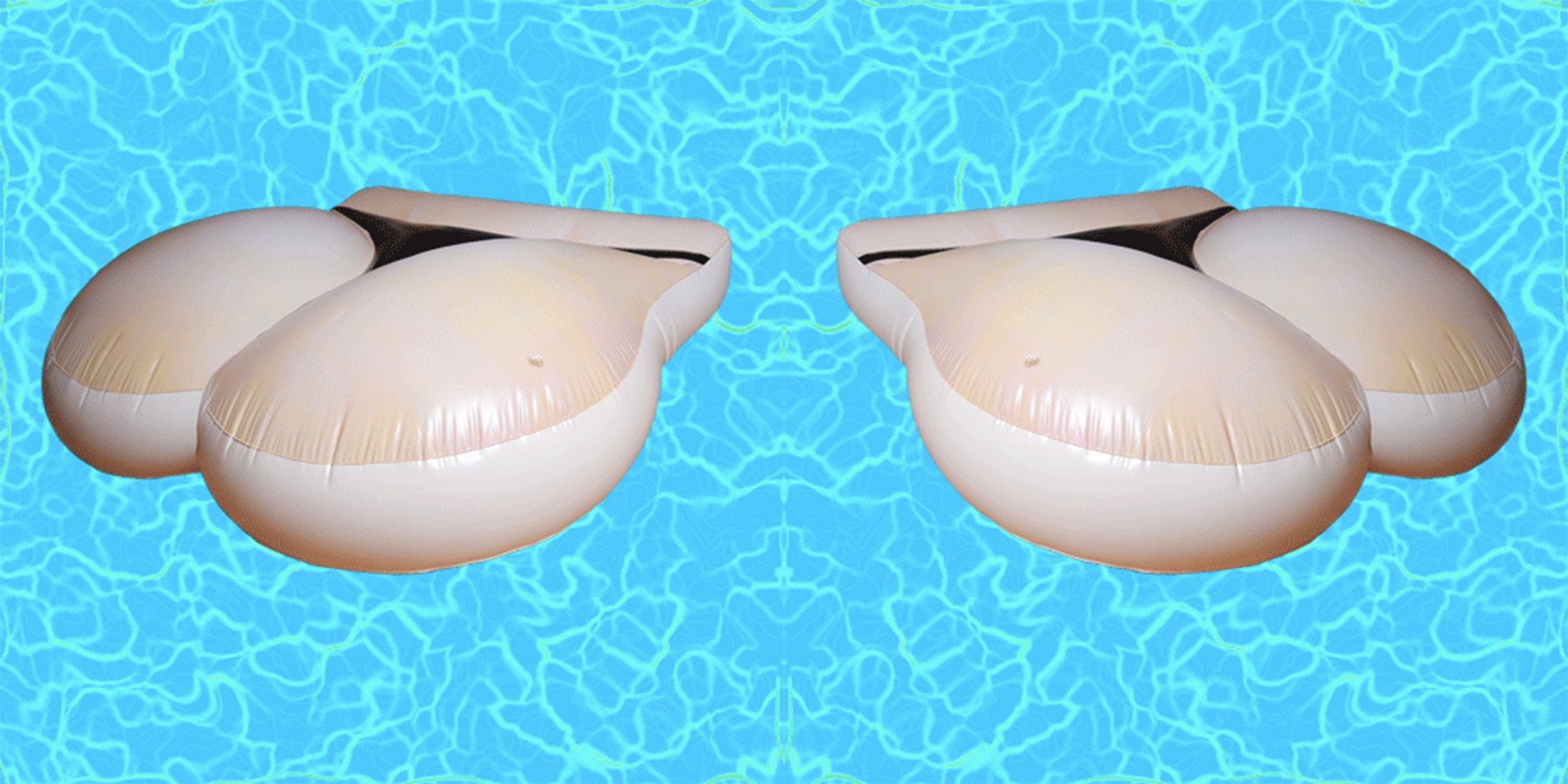 Kim Kardashian Sells $98 Butt-Shaped Pool Float - Kimoji Pool Float