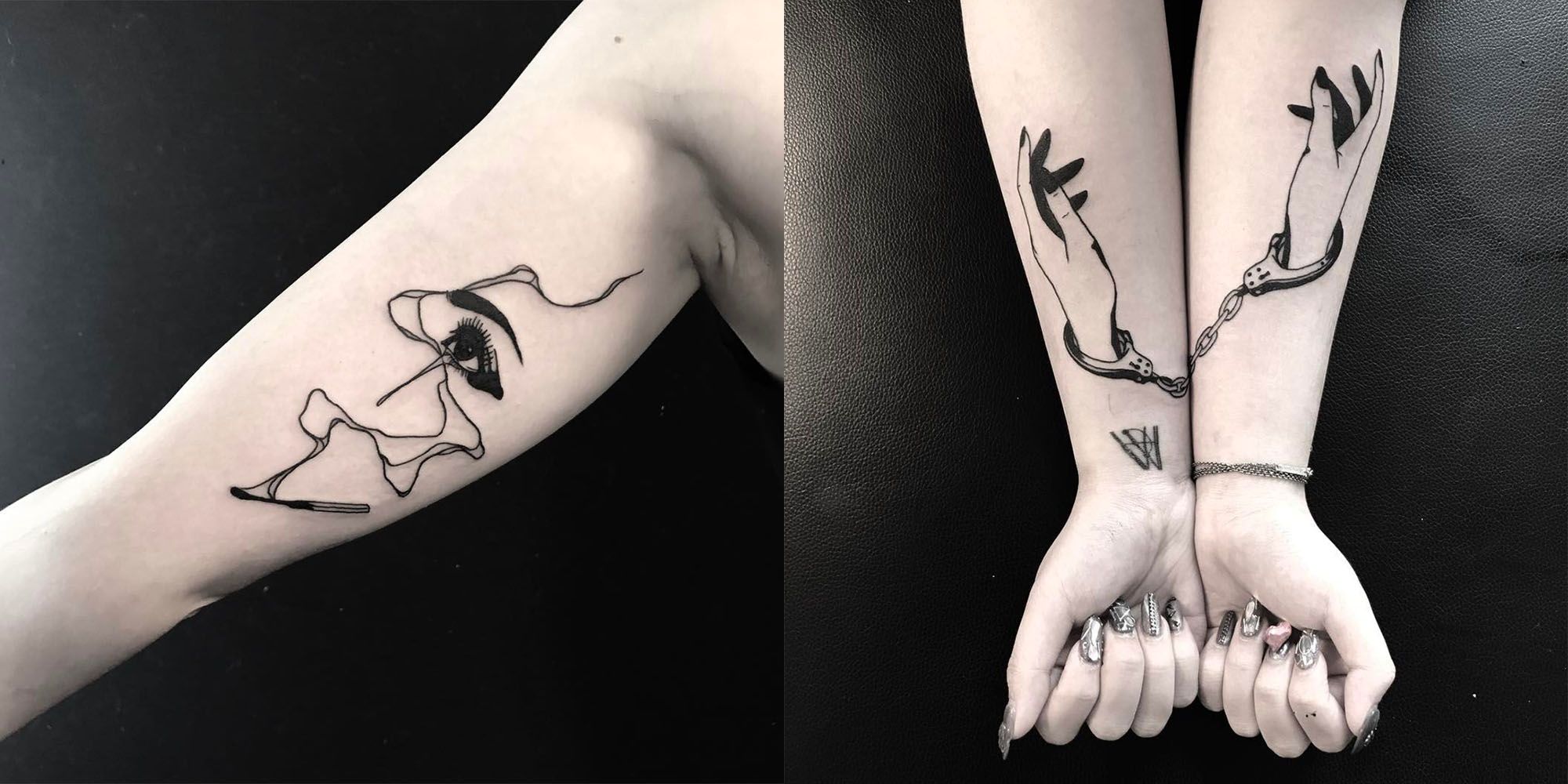 11 stunning minimalist tattoos from Pulled Poltergeist  iNKPPL