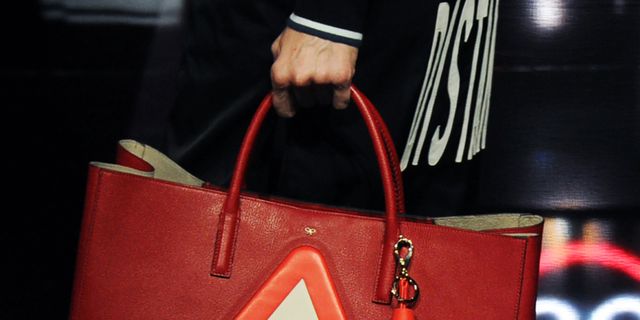 Carmine, Bag, Signage, Shoulder bag, Sign, Coquelicot, Shopping bag, 