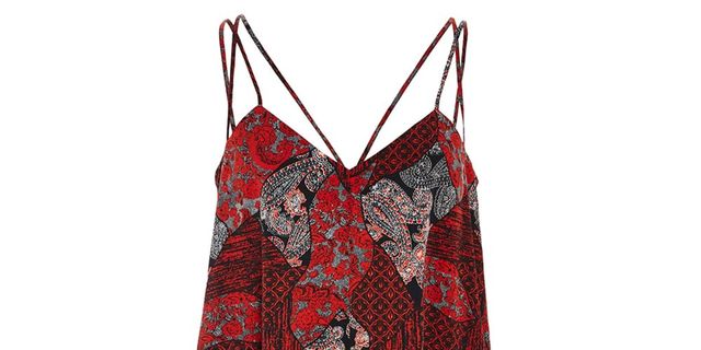 Product, Textile, Pattern, Red, Carmine, Fashion, Maroon, Sleeveless shirt, One-piece garment, Design, 