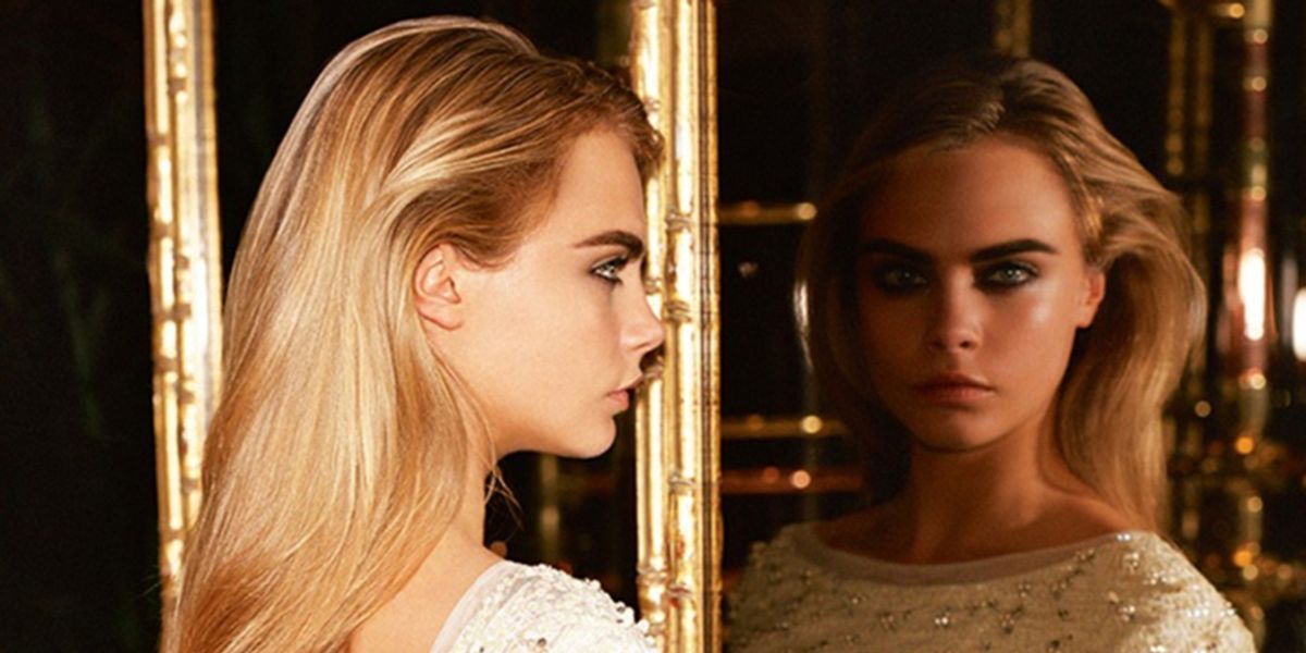 First Look Cara Delevingne In Topshops Christmas Campaign