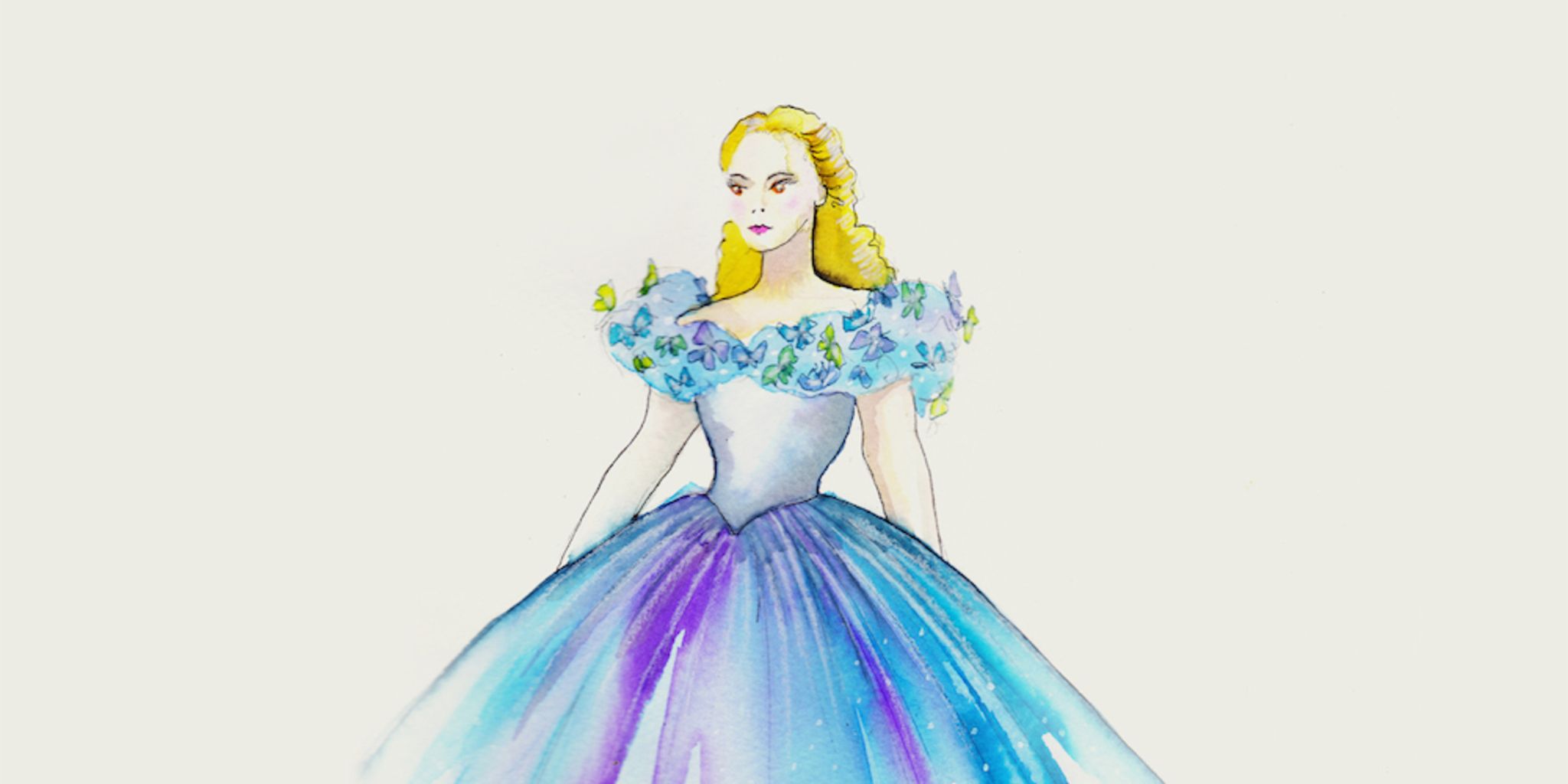 Cinderella clearance dress sketch