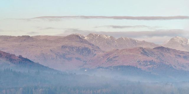 Mountainous landforms, Highland, Landscape, Natural landscape, Mountain range, Mountain, Atmospheric phenomenon, Bank, Hill, Loch, 