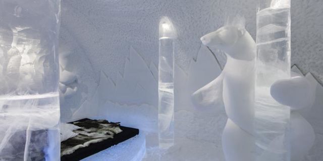 Freezing, Winter, Ice, Snow, Ice hotel, Transparent material, Visual arts, 