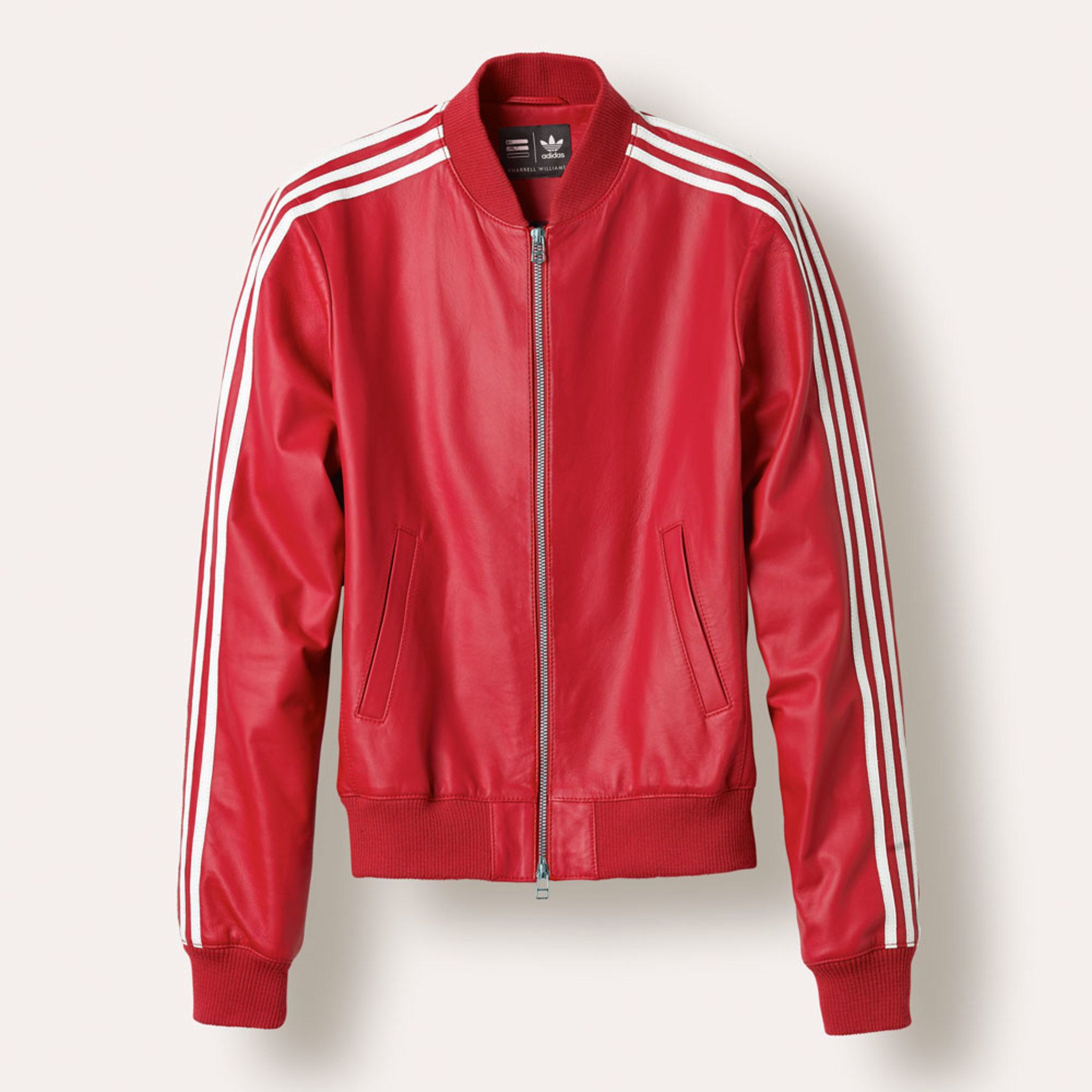 adidas pharrell leather jacket