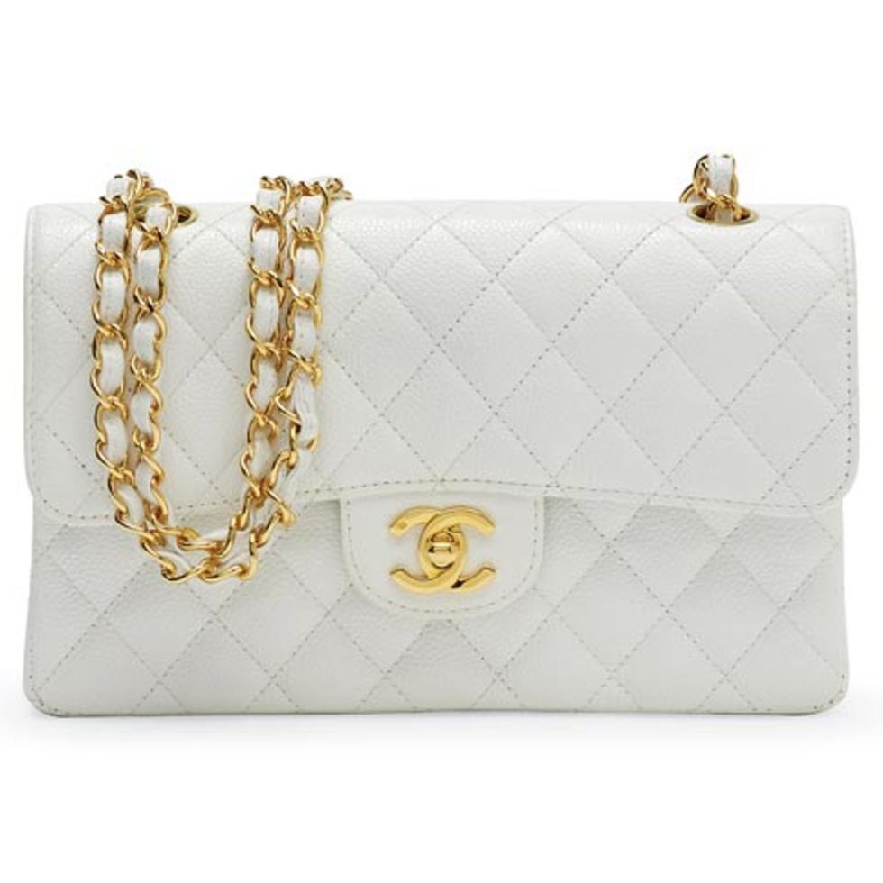 Yellow, White, Bag, Fashion accessory, Fashion, Metal, Beige, Rectangle, Natural material, Material property, 