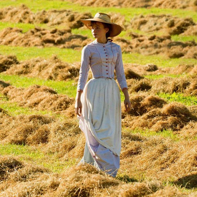 Hat, Agriculture, People in nature, Field, Dress, Sun hat, Farm, Soil, Grass family, Plantation, 