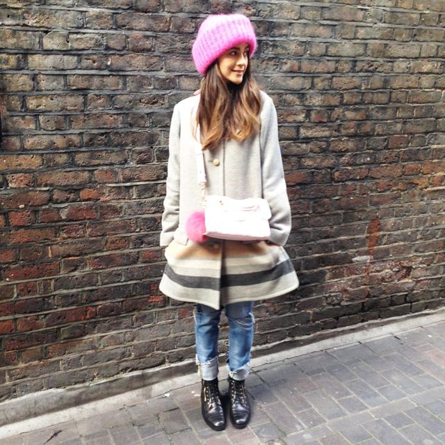 Clothing, Product, Textile, Outerwear, Brick, Winter, Jacket, Pink, Magenta, Fashion accessory, 