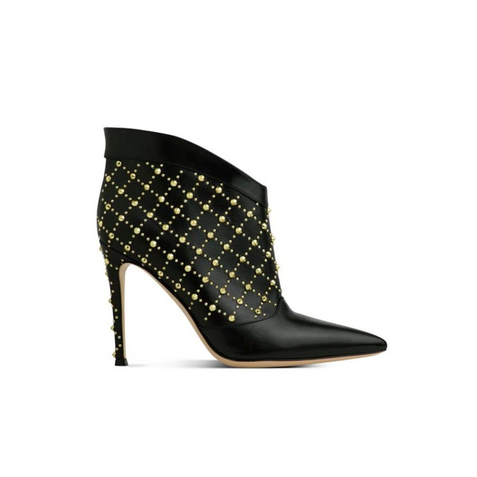 Gianvito Rossi Gold Studded Boots