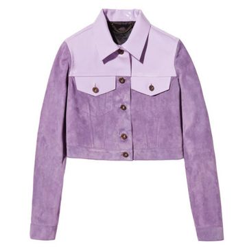Clothing, Product, Dress shirt, Collar, Sleeve, Textile, Shirt, Purple, Outerwear, White, 